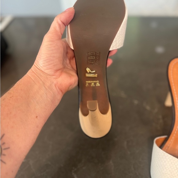 Carrano Women's Old Money preppy White&Black 4" Heels. Never worn no box Sz 11 - Picture 4 of 8